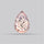 Diopside in Rose Quartz Faceted Fine Gemstone
