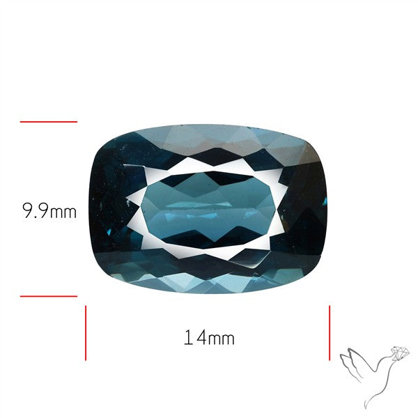 AAA London Blue Topaz Faceted Fine Gemstone
