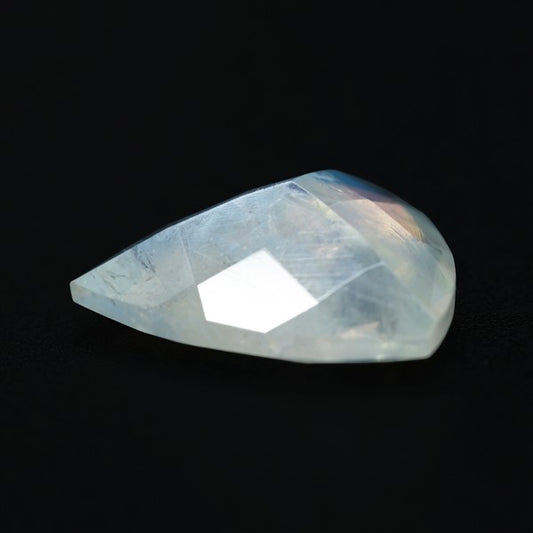Indian Rainbow Moonstone Faceted Fine Gemstone