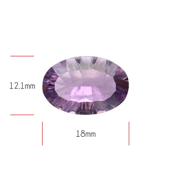 Millennium Cut Faceted Amethyst Fine Gemstone