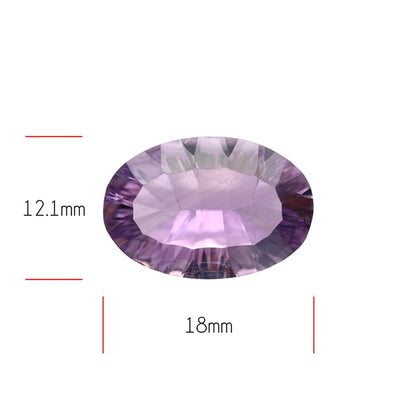 Millennium Cut Faceted Amethyst Fine Gemstone