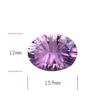 Millennium Cut Faceted Amethyst Fine Gemstone
