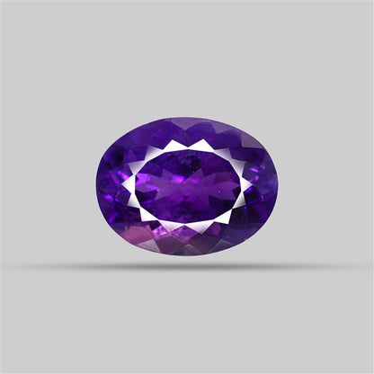 Deep Violet Amethyst Fine Gemstone from Russia