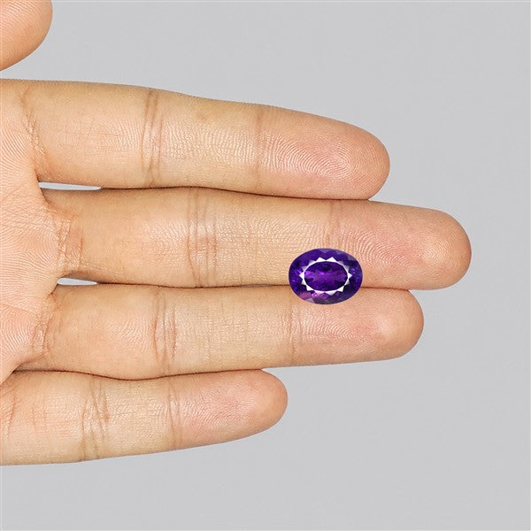 Deep Violet Amethyst Fine Gemstone from Russia
