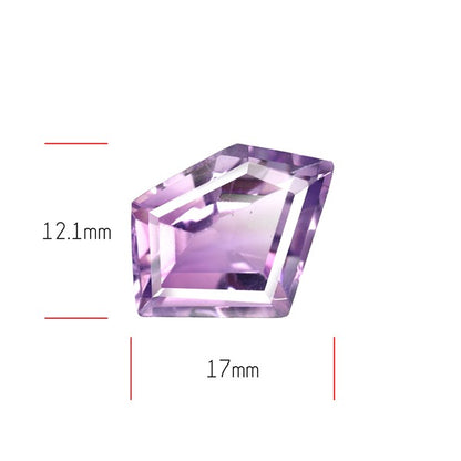 Fancy Cut Amethyst Faceted Fine Gemstone