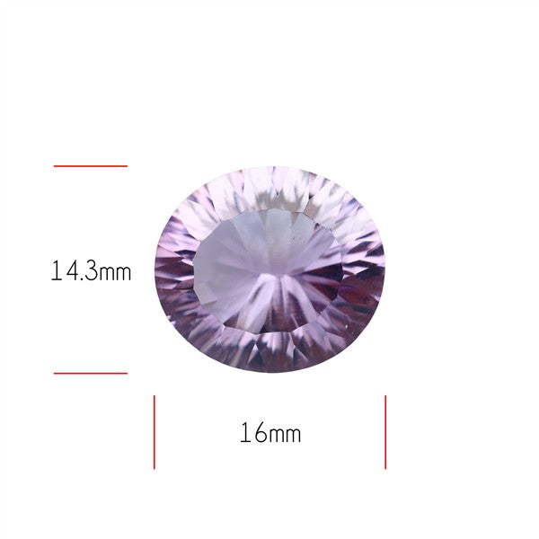 Millennium Cut Faceted Amethyst Fine Gemstone