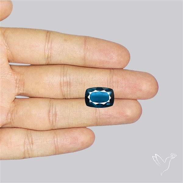 AAA London Blue Topaz Faceted Fine Gemstone