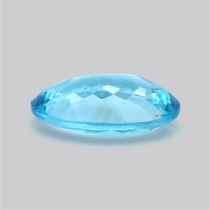 Large Swiss Blue Topaz Faceted Fine Gemstone