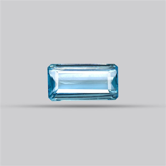 Large Swiss Blue Topaz Faceted Fine Gemstone