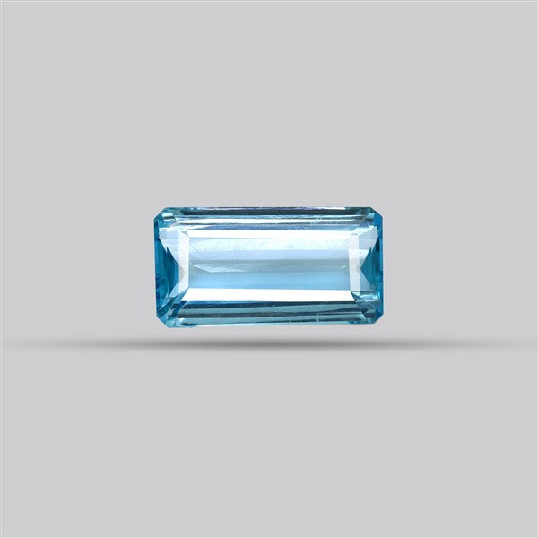 Large Swiss Blue Topaz Faceted Fine Gemstone
