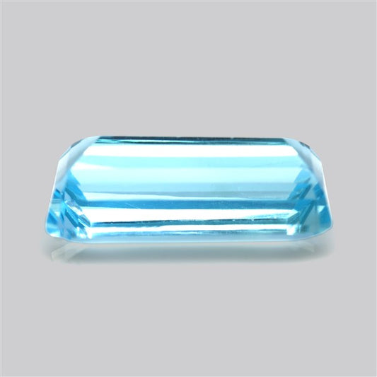 Large Swiss Blue Topaz Faceted Fine Gemstone
