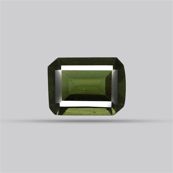 Rare Moldavite Faceted Fine Gemstone Natural
