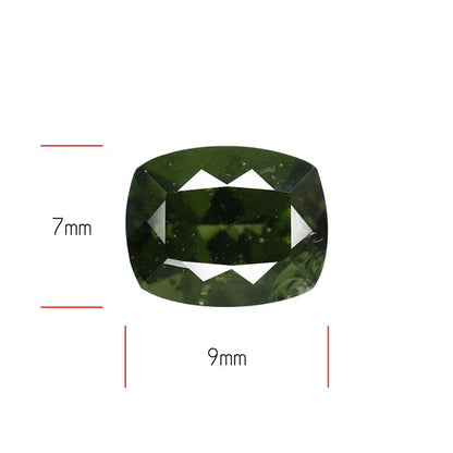 Rare Moldavite Faceted Fine Gemstone Natural