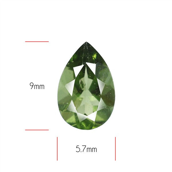 Rare Moldavite Faceted Fine Gemstone Natural