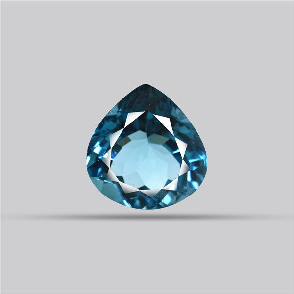 Faceted London Blue Topaz Fine Gemstone