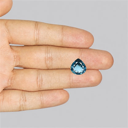 Faceted London Blue Topaz Fine Gemstone