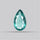 Belgian Teal Fluorite Faceted Fine Gemstone