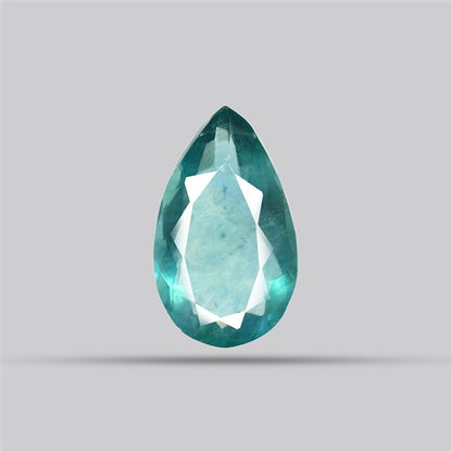 Belgian Teal Fluorite Faceted Fine Gemstone