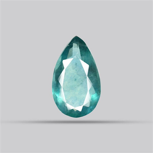 Belgian Teal Fluorite Faceted Fine Gemstone