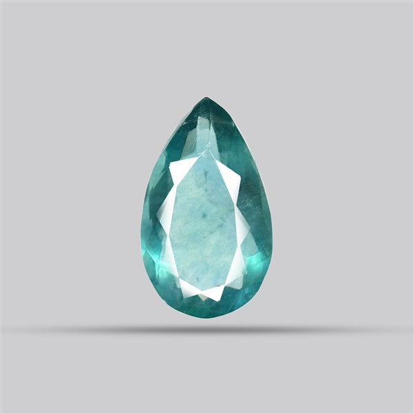 Belgian Teal Fluorite Faceted Fine Gemstone
