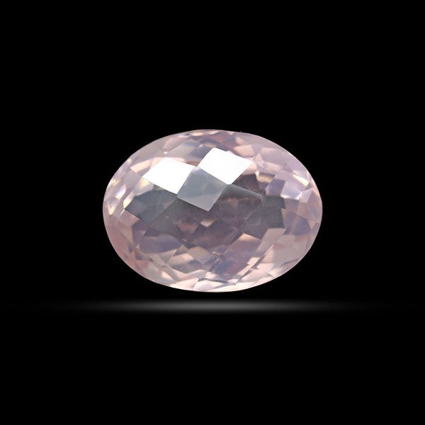 Brazillian Rose Quartz Checker Cut Faceted Fine Gemstone