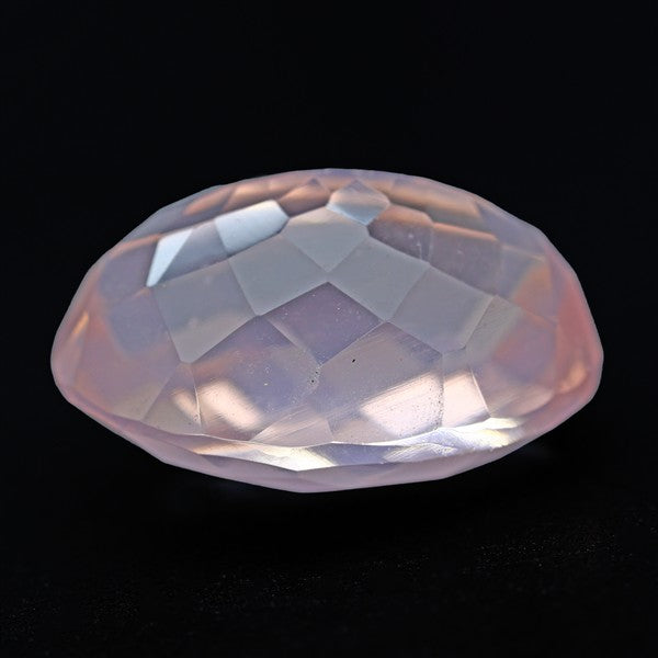 Brazillian Rose Quartz Checker Cut Faceted Fine Gemstone