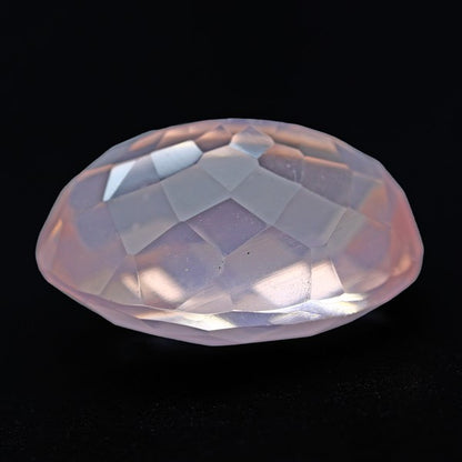 Brazillian Rose Quartz Checker Cut Faceted Fine Gemstone
