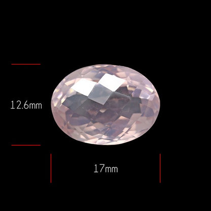 Brazillian Rose Quartz Checker Cut Faceted Fine Gemstone