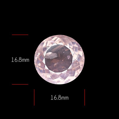 Brazillian Rose Quartz Large Faceted Fine Gemstone