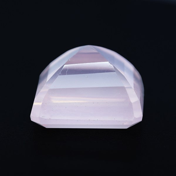 Brazillian Rose Quartz Large Faceted Fine Gemstone