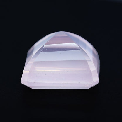 Brazillian Rose Quartz Large Faceted Fine Gemstone
