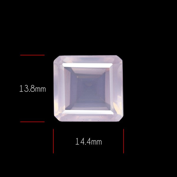 Brazillian Rose Quartz Large Faceted Fine Gemstone