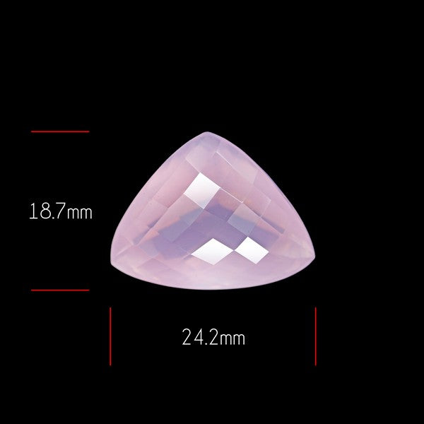 Brazillian Rose Quartz Checker Cut Faceted Fine Gemstone