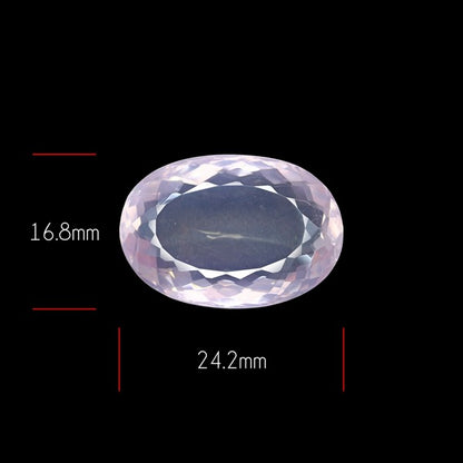 Brazillian Rose Quartz Large Faceted Fine Gemstone