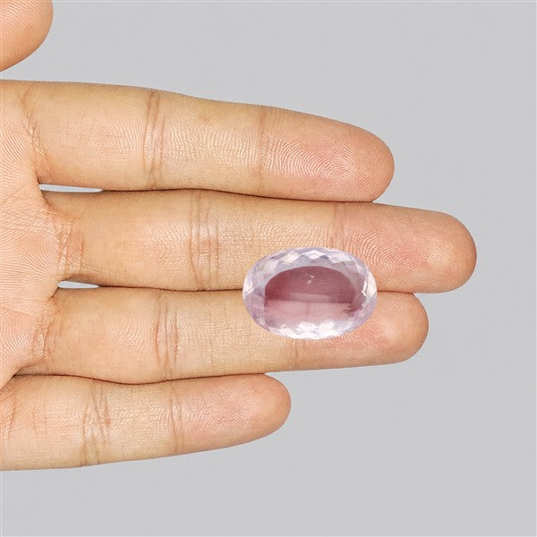Brazillian Rose Quartz Large Faceted Fine Gemstone