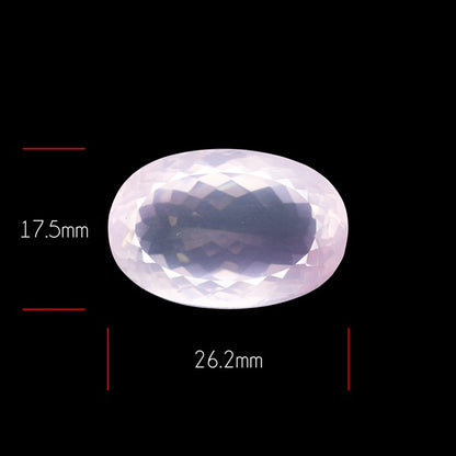 Brazillian Rose Quartz Large Faceted Fine Gemstone