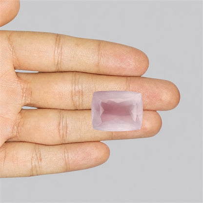 Brazillian Rose Quartz Large Faceted Fine Gemstone