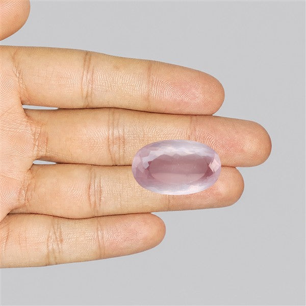 Brazillian Rose Quartz Large Faceted Fine Gemstone