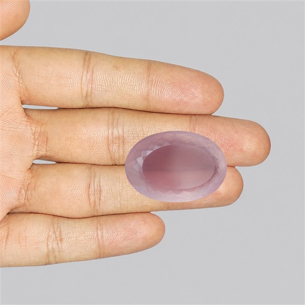 Brazillian Rose Quartz Large Faceted Fine Gemstone