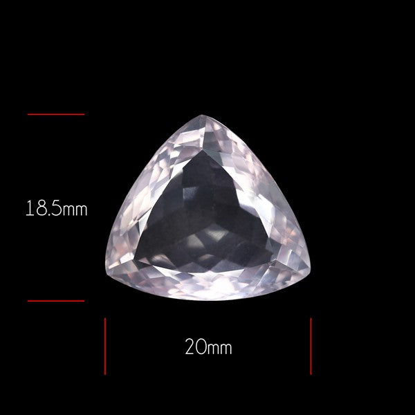 Brazillian Rose Quartz Large Faceted Fine Gemstone