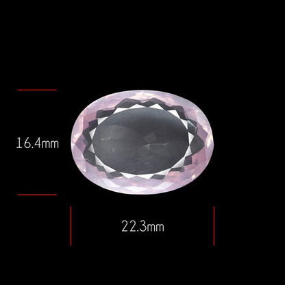 Brazillian Rose Quartz Large Faceted Fine Gemstone