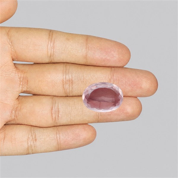 Brazillian Rose Quartz Large Faceted Fine Gemstone
