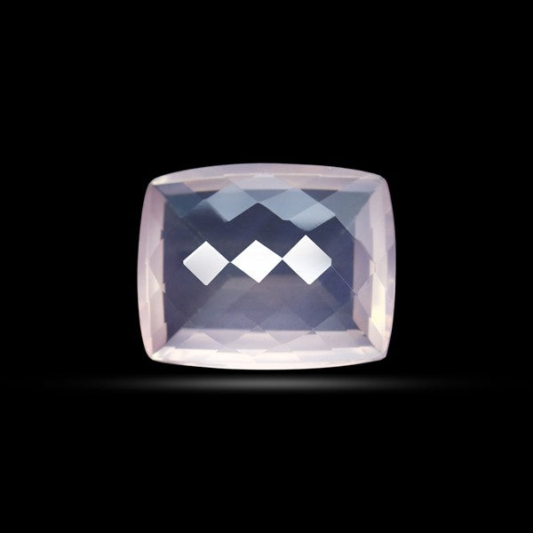 Brazillian Rose Quartz Large Faceted Fine Gemstone