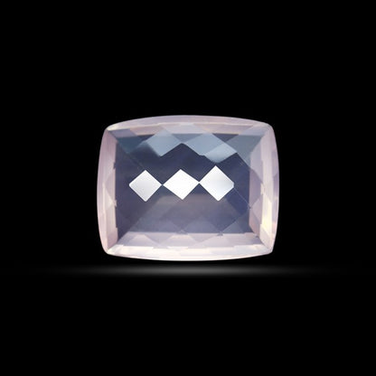 Brazillian Rose Quartz Large Faceted Fine Gemstone