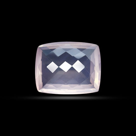 Brazillian Rose Quartz Large Faceted Fine Gemstone
