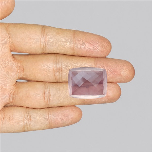 Brazillian Rose Quartz Large Faceted Fine Gemstone