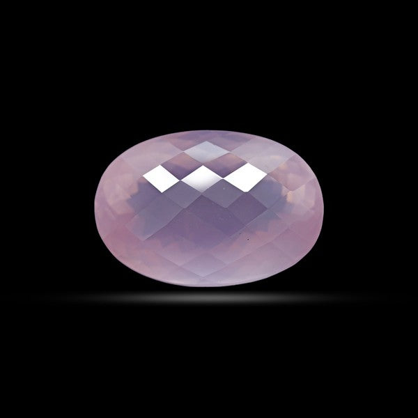 Brazillian Rose Quartz Checker Cut Faceted Fine Gemstone