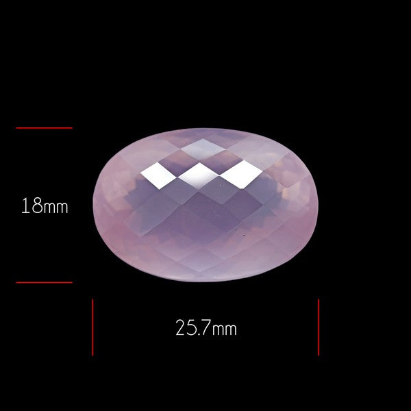 Brazillian Rose Quartz Checker Cut Faceted Fine Gemstone