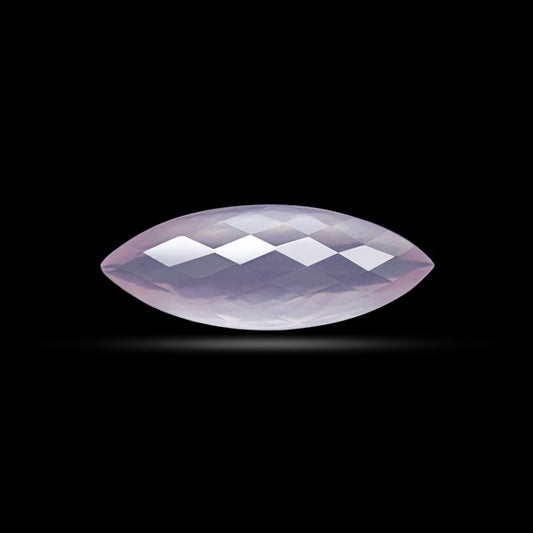 Brazillian Rose Quartz Checker Cut Faceted Fine Gemstone