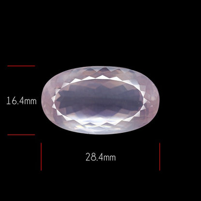 Brazillian Rose Quartz Large Faceted Fine Gemstone